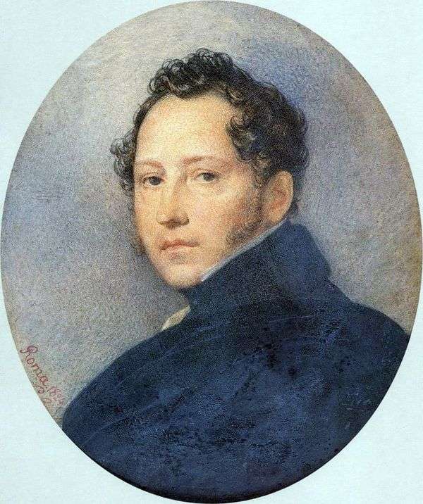 S. F. Shchedrin   Karl Bryullov的肖像