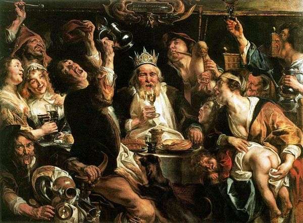King Drinks   Jacob Jordaens