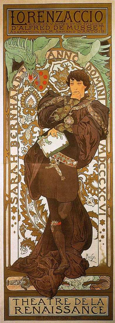 Lorenzaccio   Alphonse Mucha