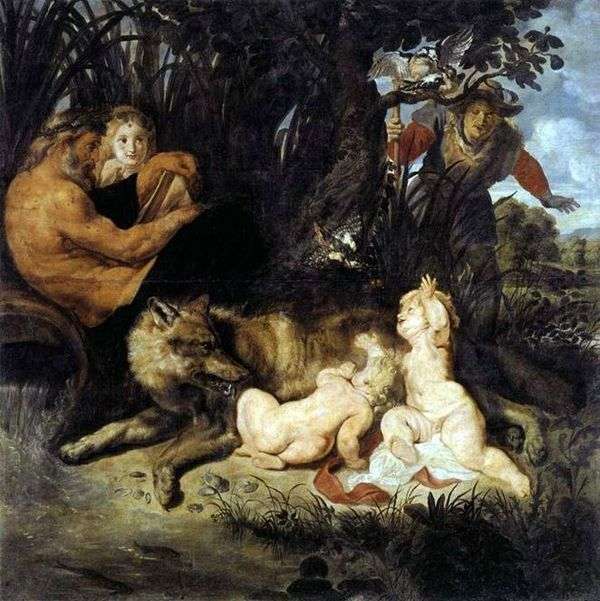 Romulus和Remus与她的狼   Peter Rubens