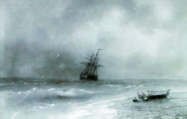 风雨如磐的海   Ivan Aivazovsky