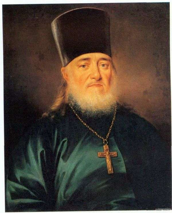 牧师Peter Levitsky的画像   Dmitry Levitsky
