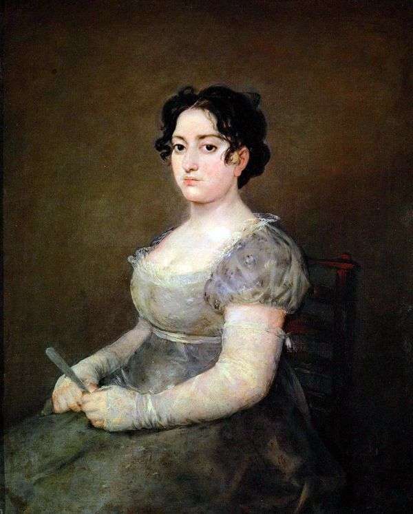 有风扇的妇女   Francisco de Goya