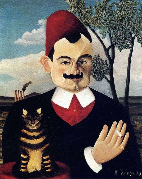 Pierre Loti的肖像   Henri Rousseau