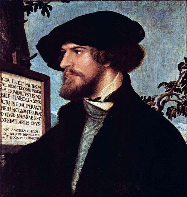 Boniface Amerbach的画像   Hans Holbein