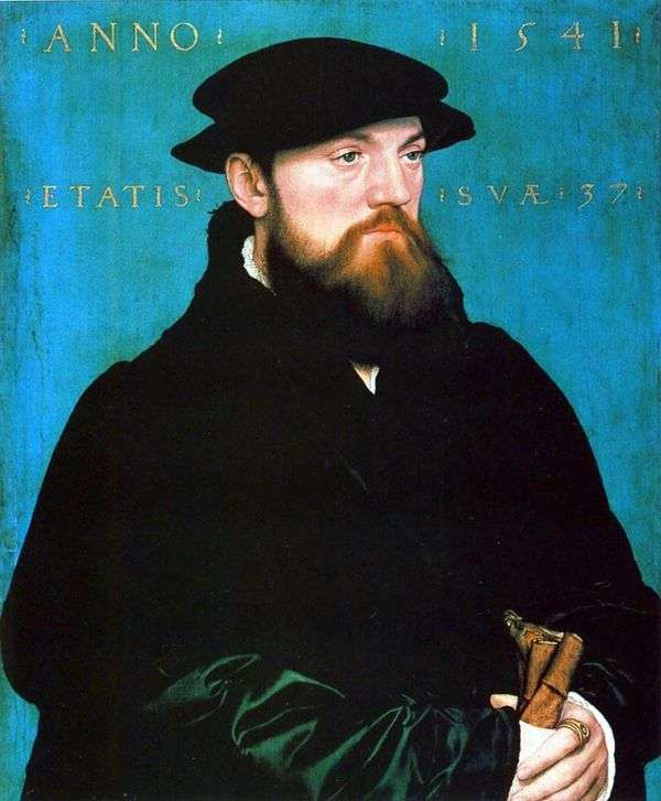 Bos van Stenwijk的肖像   Hans Holbein