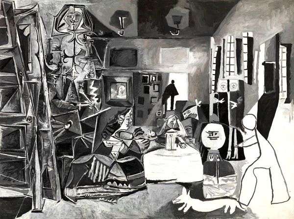 Velasquez的Meninas   Pablo Picasso