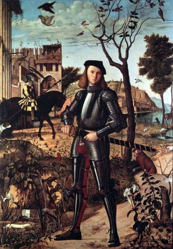 年轻的骑士   Vittore Carpaccio