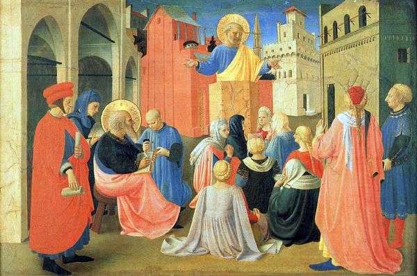 圣彼得向圣马克口述福音   Fra Beato Angelico