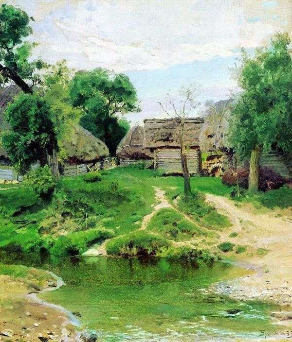 Turgenevo村庄   瓦西里Polenov