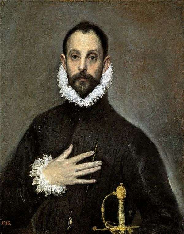 一位年长贵族的画象   El Greco