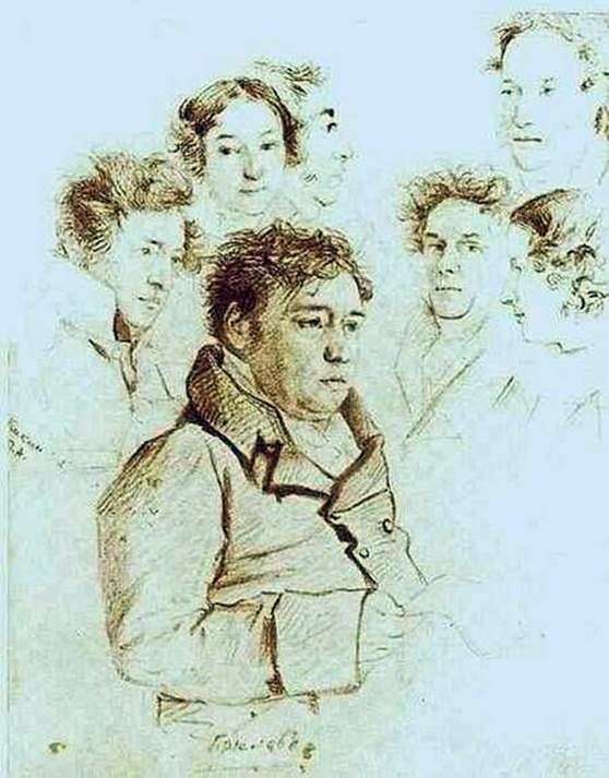 Ivan Krylov是艺术家之一   Orest Kiprensky