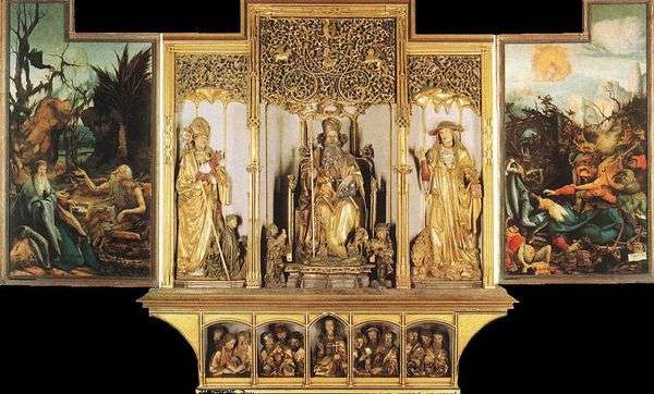 Isenheim Altar雕塑作品   Matthias Grunewald