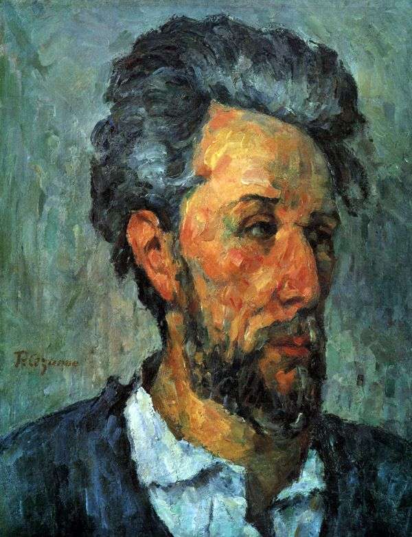 Victor Shoke的肖像   Paul Cezanne