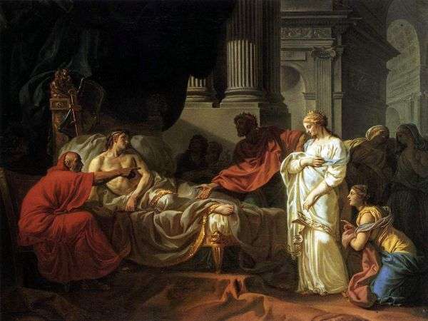Antiochus和Stratonica   Jacques Louis David