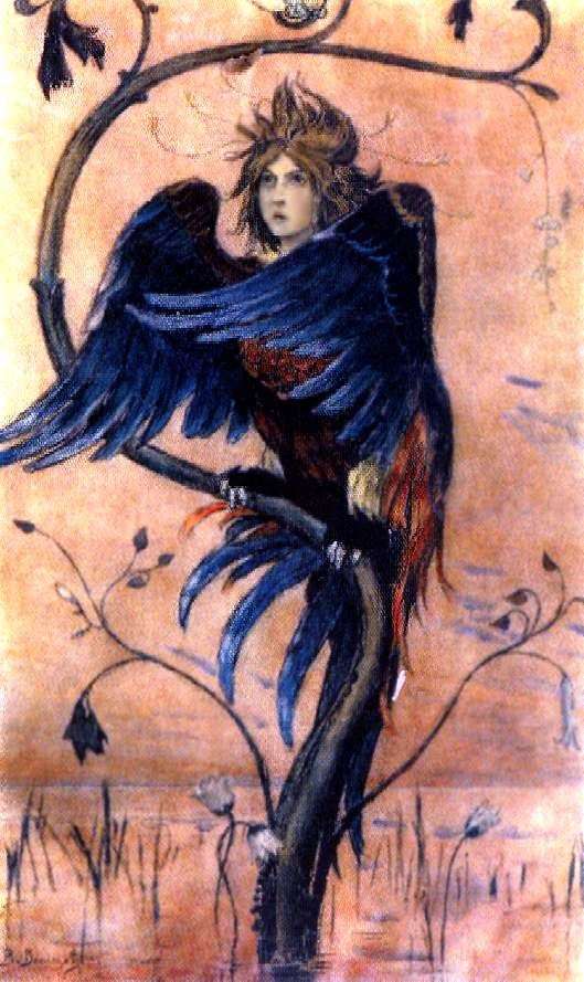 Gamayun，一只战争之鸟   Victor Vasnetsov