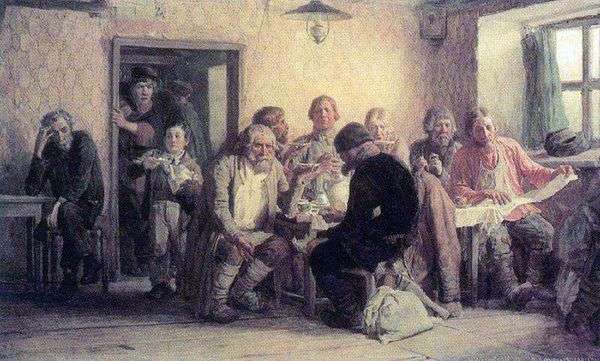 小酒馆的茶（小酒馆）   Viktor Vasnetsov