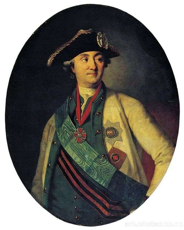 Count A. G. Orlov Chesmensky的肖像   Karl Ludwig Christenak