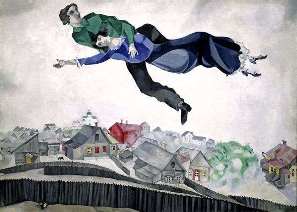 城市上空   Marc Chagall