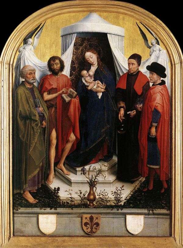 麦当娜与儿童和四圣徒   罗格尔范德威登