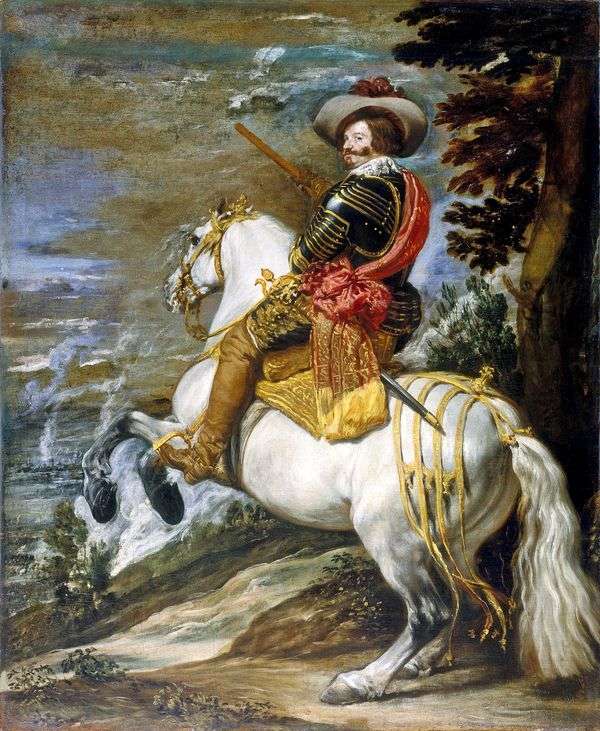 奥利瓦雷斯伯爵公爵的马术肖像   Diego Velasquez
