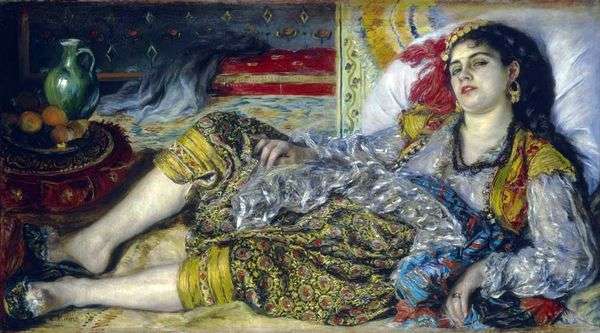 Odalisque（阿尔及利亚女子）   Pierre Auguste Renoir