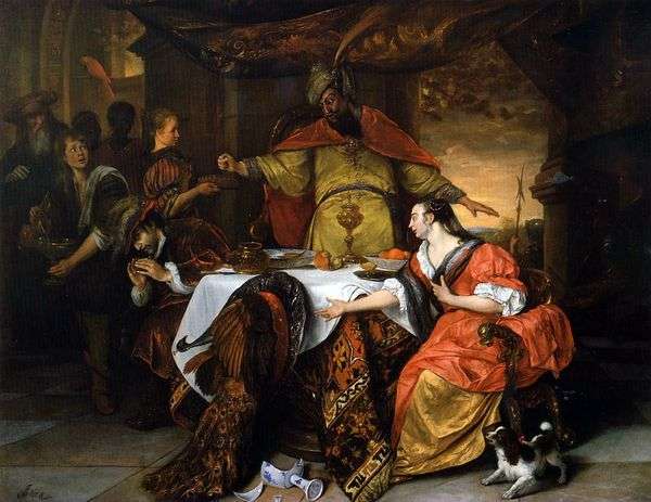 Artaxerxes Anger   Jan Steen