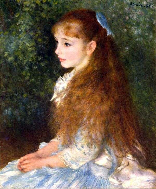 Irene Caen dAverse的肖像   Pierre Auguste Renoir