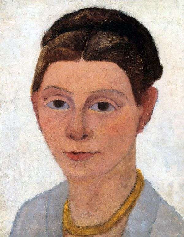 琥珀项链自画像   Paula Modersohn Becker