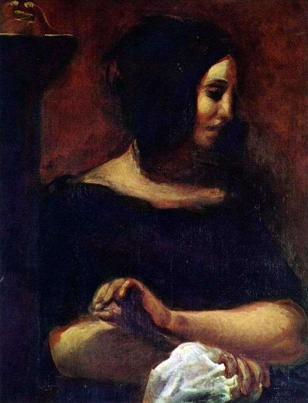 乔治沙的肖像   尤金德拉克罗瓦