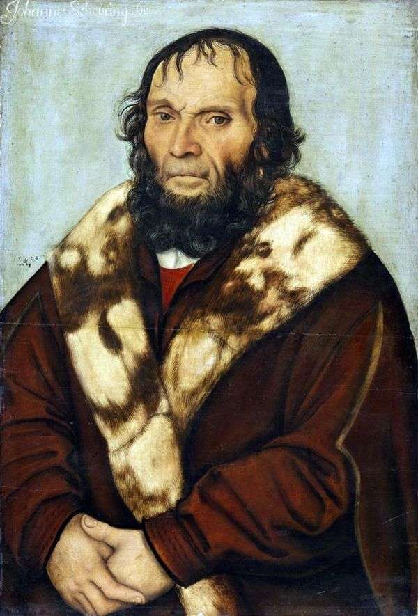 Johann Shiring博士的肖像   Lukas Cranach
