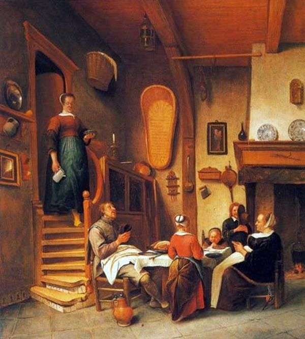 家庭祷告   Jan Steen