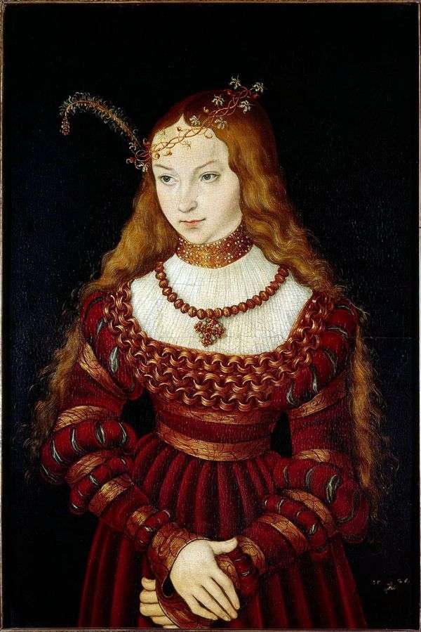 西比拉公主Klevskaya   Lukas Cranach