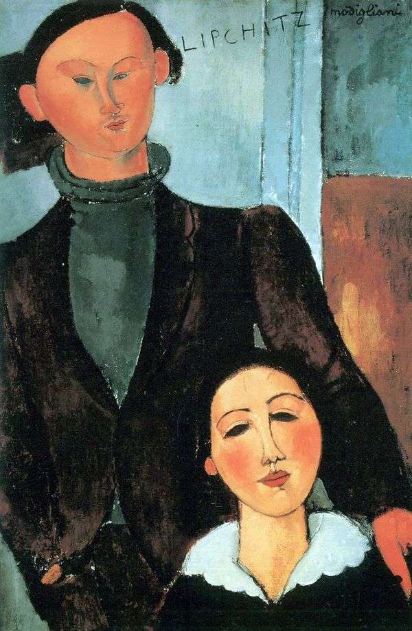Jacques Lipschitz和他的妻子Berta   Amedeo Modigliani