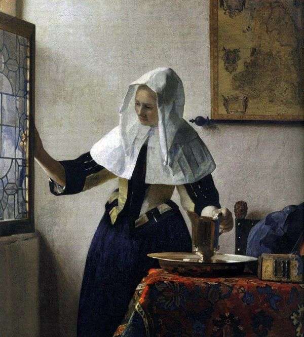 有一个水罐的女孩   Jan Vermeer