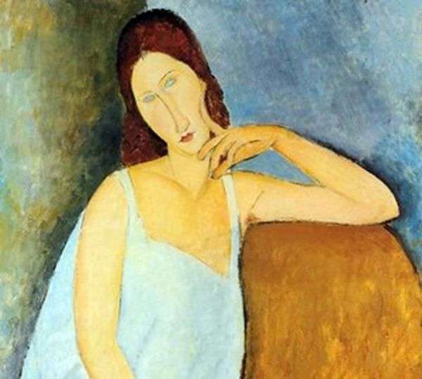 Jeanne Hebuterne的肖像   Amadeo Modigliani