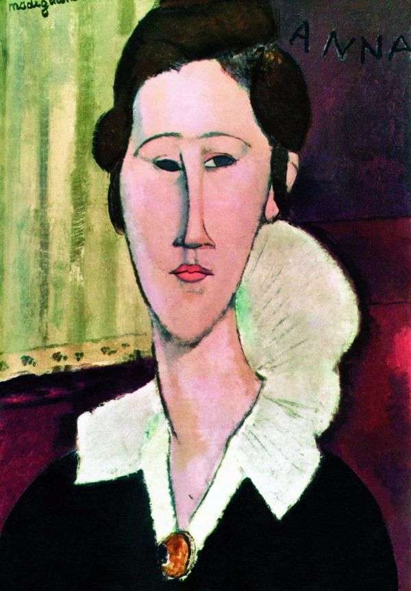 Khanka Zborovskoy的肖像   Amadeo Modigliani