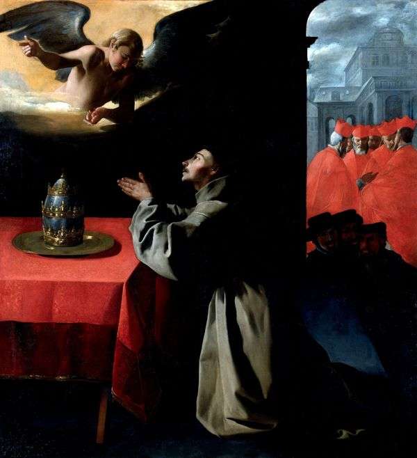 St. Bonaventure的祈祷   Francisco de Zurbaran