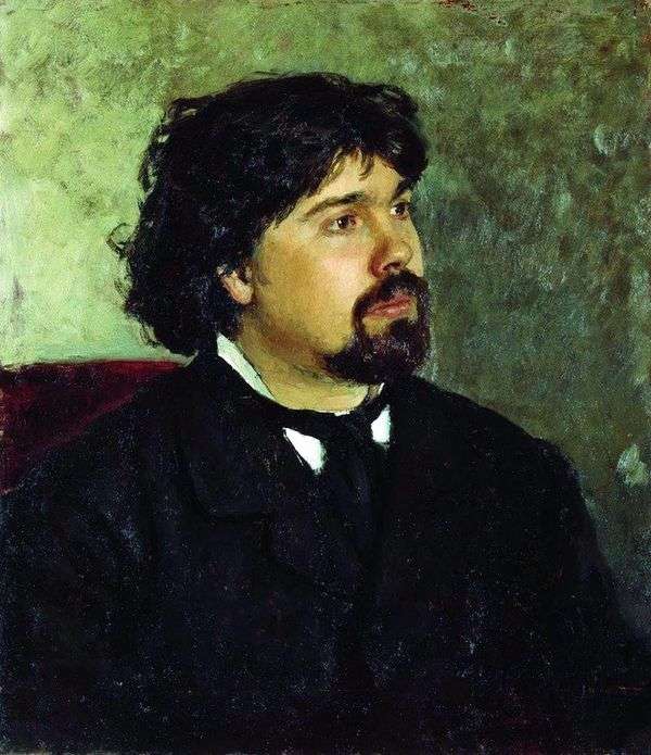 V. S. Surikov   伊利亚 列宾的肖像
