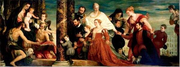 麦当娜和Kuchchin家族   Paolo Veronese