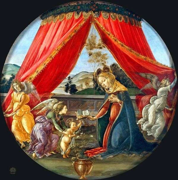 麦当娜在树冠下（Madonna del Padillone）   桑德罗波提切利