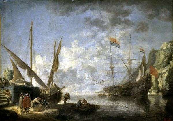 海滨港口   大卫Teniers