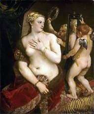 金星与镜子   提香Vecellio