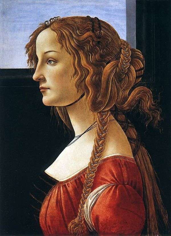 Simonetta Vespucci画像   桑德罗波提切利
