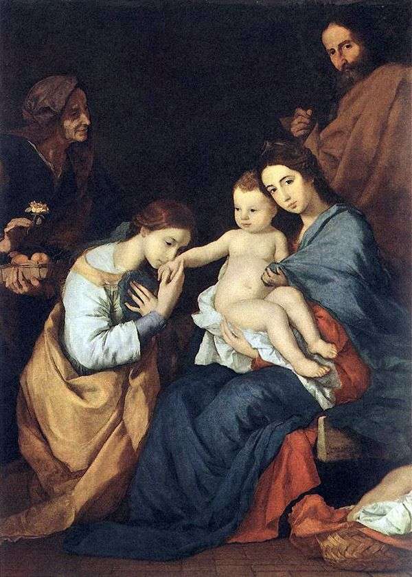 神圣家族与圣凯瑟琳   Jusepe de Ribera