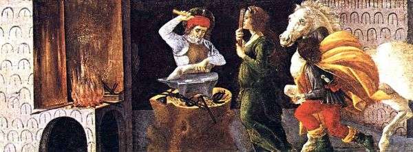 神圣的Eligiya的奇迹   Sandro Botticelli