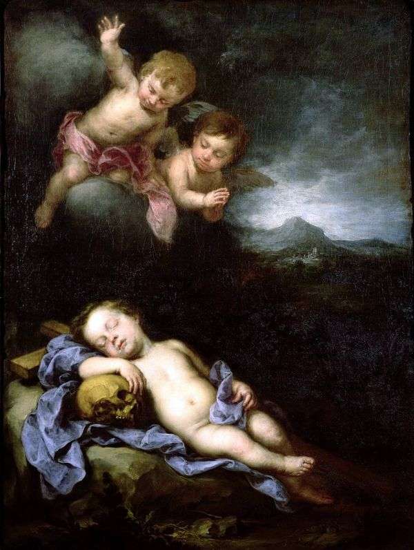 睡觉的婴儿基督与天使   巴托洛梅埃斯特万穆里略